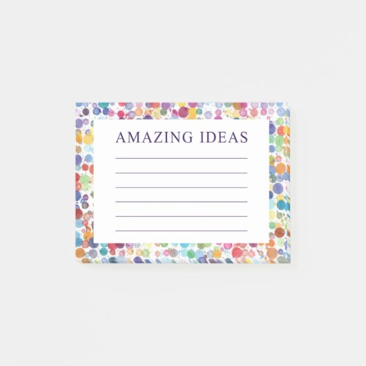 Aquarellbilder Phantastische Ideen Post-it Klebezettel (Vorderseite)
