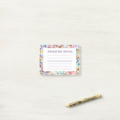 Aquarellbilder Phantastische Ideen Post-it Klebezettel (Auf Schreibtisch)