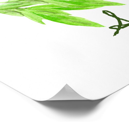 Aquarellbilder Poster (Ecke)