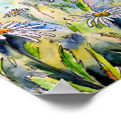 Aquarellbilder Poster (Ecke)