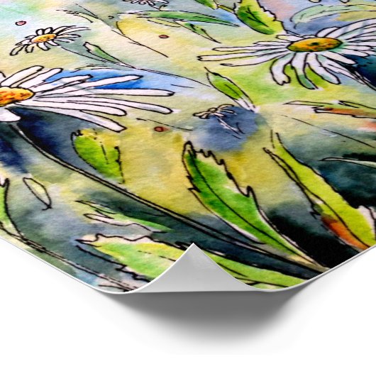 Aquarellbilder Poster (Ecke)