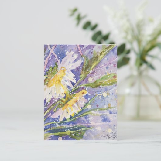 Aquarellbilder Postkarte (Stehend Vorderseite)