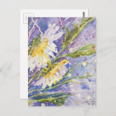 Aquarellbilder Postkarte (Vorne/Hinten)