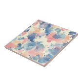 Aquarellbilder Rosa Blau Fliese (Seite)