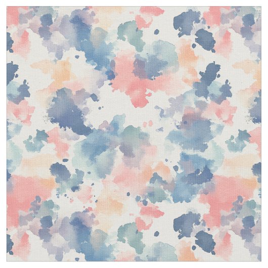 Aquarellbilder Rosa Blau Stoff (Nahaufnahme)