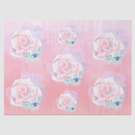 Aquarellbilder Seidenpapier