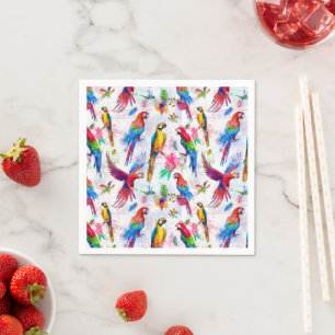 Aquarellbilder Serviette