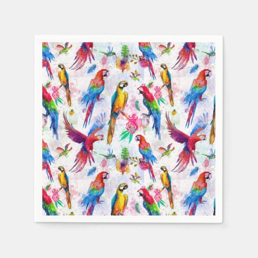 Aquarellbilder Serviette (Vorderseite)