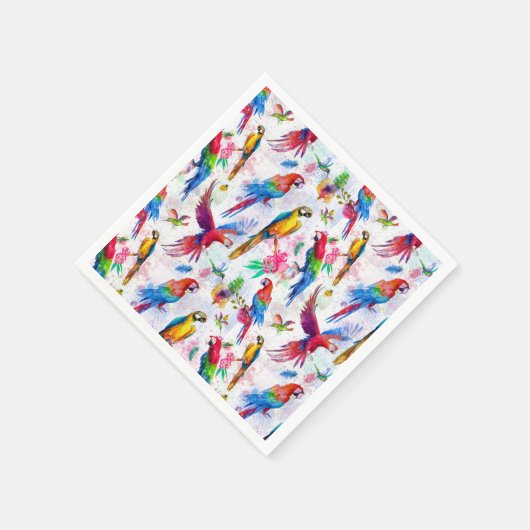 Aquarellbilder Serviette (Ecke)