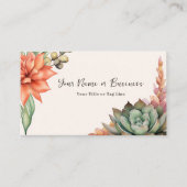 Aquarellbilder Südwestwüste Visitenkarte (Vorderseite)