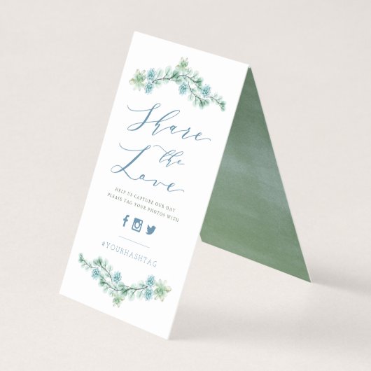 Aquarellbilder teilen das Hochzeitszeichen der Lie (Rückseite)