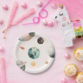 Aquarellbilder - Teller zum Geburtstag (Party)