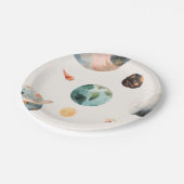 Aquarellbilder - Teller zum Geburtstag (Schrägansicht)