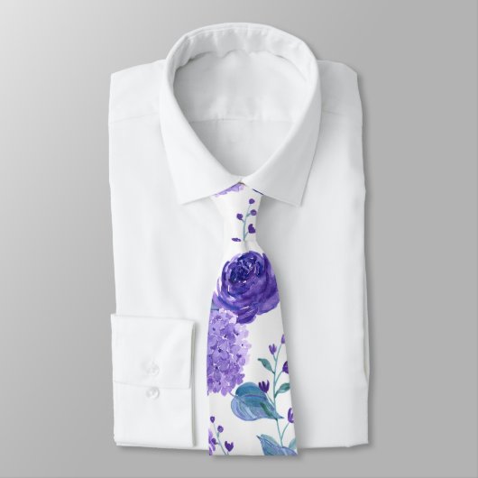 Aquarellbilder und Rose Krawatte (Gebunden)