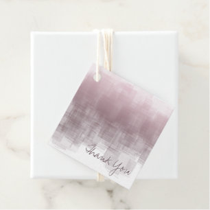 Aquarellbilder Vielen Dank Mauve ID774 Geschenkanhänger