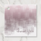 Aquarellbilder Vielen Dank Mauve ID774 Geschenkanhänger (Vorderseite)