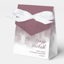 Aquarellbilder Vielen Dank Mauve ID774 Geschenkschachtel