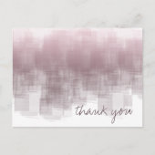 Aquarellbilder Vielen Dank Mauve ID774 Postkarte (Vorderseite)