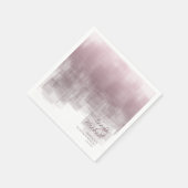 Aquarellbilder Vielen Dank Mauve ID774 Serviette (Ecke)
