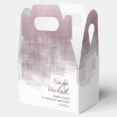 Aquarellbilder Vielen Dank Mauve V2 ID774 Geschenkschachtel (Geöffnet)