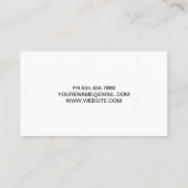 Aquarellbilder Visitenkarte (Rückseite)