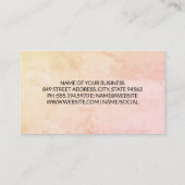 Aquarellbilder Visitenkarte (Rückseite)