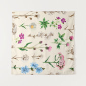 Aquarellbilder von wilden Blume. nahtlos Wandteppich (Vorderseite (Horizontal))