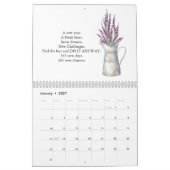 Aquarellbilder von YL Lavender & More Calendar Kalender (Jan 2027)