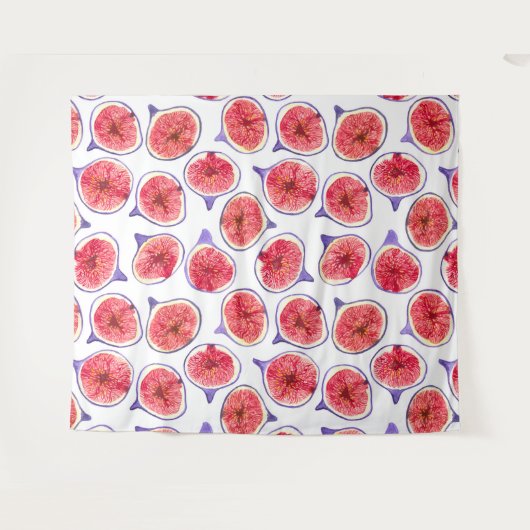 Aquarellbilder Wandteppich (Vorderseite (Horizontal))