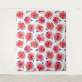 Aquarellbilder Wandteppich (Vorderseite)