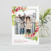 Aquarellbilder Weihnachtskarte (Stehend Vorderseite)