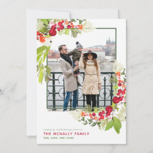 Aquarellbilder Weihnachtskarte