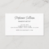 Aquarellbilderkünstler Visitenkarte (Rückseite)