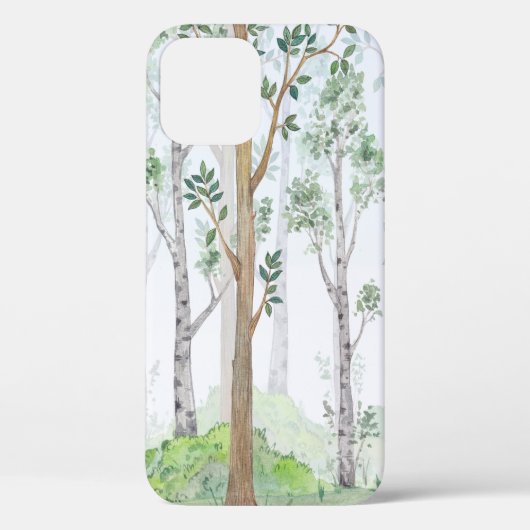 Aquarellbilderwald. Kinder Case-Mate iPhone Hülle (Rückseite)