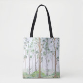 Aquarellbilderwald. Kinder Tasche (Vorderseite)