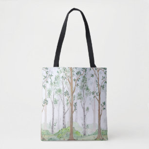 Aquarellbilderwald. Kinder Tasche