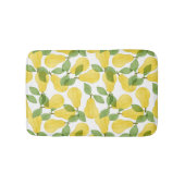 Aquarellbirnen: Handgemalt Badematte (Vorderseite)