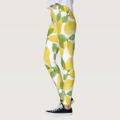 Aquarellbirnen: Handgemalt Leggings (Links)