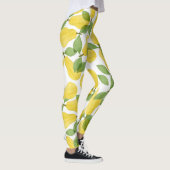 Aquarellbirnen: Handgemalt Leggings (Rechts)