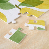 Aquarellbirnen: Handgemalt Puzzle (Seite)
