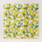Aquarellbirnen: Handgemalt Puzzle (Horizontal)
