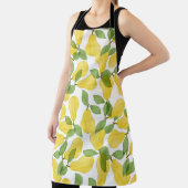 Aquarellbirnen: Handgemalt Schürze (InSitu)