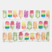 Aquarellbläschen Geschirrtuch (Horizontal)