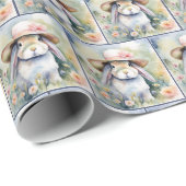 Aquarellblase mit Bonnet Geschenkpapier (Rolleneckpunkt)