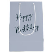 Aquarellblase mit Bonnet Mittlere Geschenktüte (Rückseite)