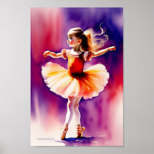 Aquarellblaster-Plakatdruck Poster