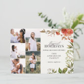 Aquarellblätterjugend mehrjährig Weihnachten im Fo (Stehend Vorderseite)