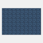 Aquarellblau Abstrakt Geschenkpapier Set (Vorderseite 3)