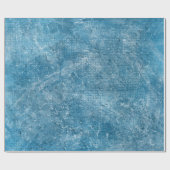 Aquarellblau Geschenkpapier (Flach)