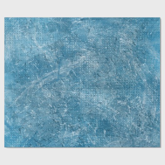 Aquarellblau Geschenkpapier (Flach)